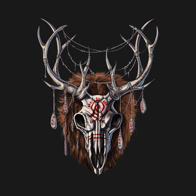 Wendigo Skull by underheaven