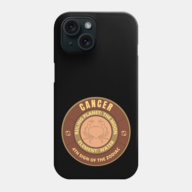 Zodiac signs Cancer Phone Case by InspiredCreative