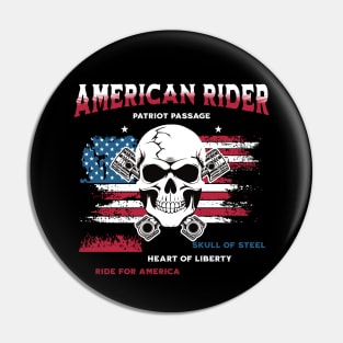 American rider Pin