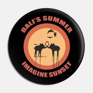 Dali's summer. Imagine sunset (color) Pin