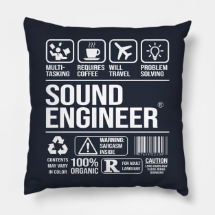 Sound Engineer Pillow