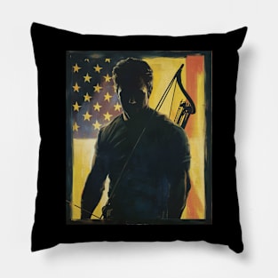 USA Flag Archery Pillow