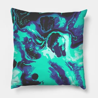 Paint Pour Pillow