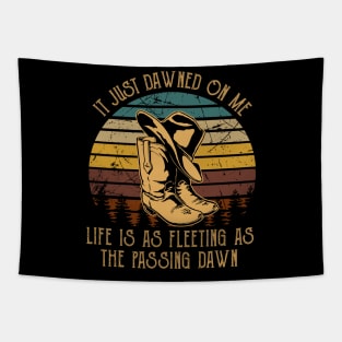 Vintage It Just Dawned On Me Gift Men Tapestry