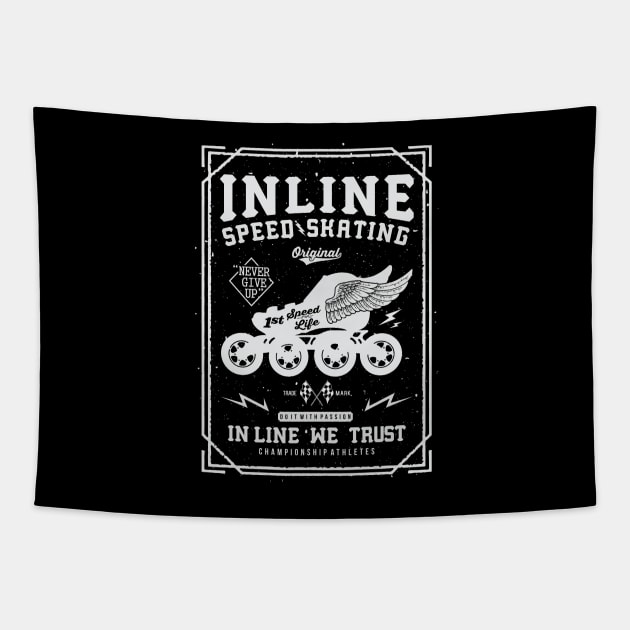 Inlinespeed-"in line we trust". Tapestry by Niko59