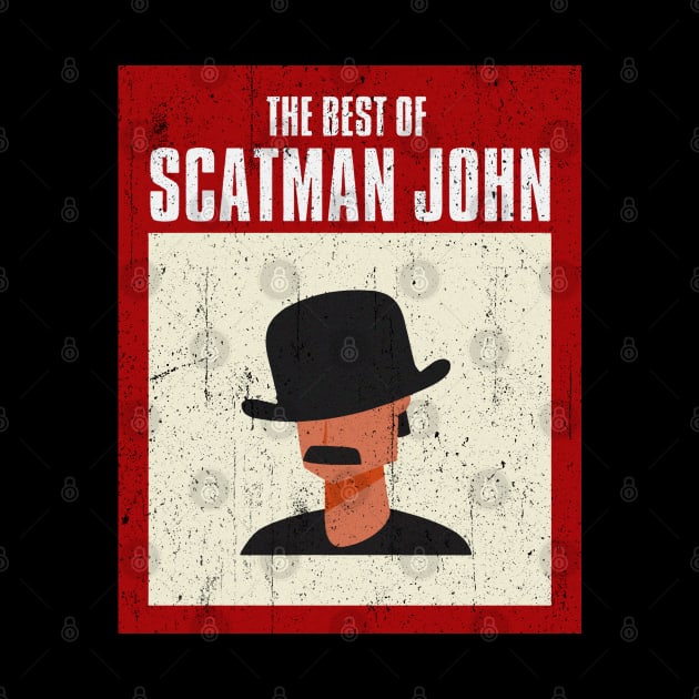 Scatman John 90 Vintage Design by Ilustra Zee Art