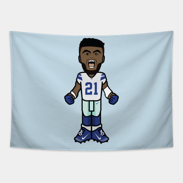 Ezekiel Elliot Tapestry by asGraphics