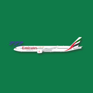 Emirates Airways Boeing 777 airliner T-Shirt