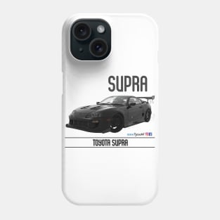 Supra Time Black Carbon Phone Case