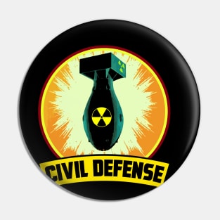 CIVIL DEFENSE Pin