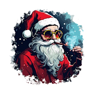 Santa claus smoking T-Shirt