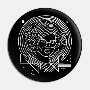 Intelligent Girl Pin