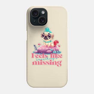 Cute Funny Pug Princess Phone Case