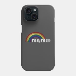 Grunge LGBT+ Pride - Fae/Faer Pronouns Phone Case