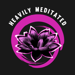 Heavily Meditated Purple - Yoga T-Shirt