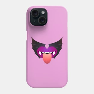 A Vampire's Kiss - Purple Phone Case