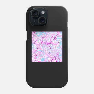 Pink and blue fusion Phone Case