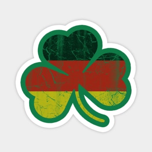 German Irish Shamrock St Patricks Day Magnet