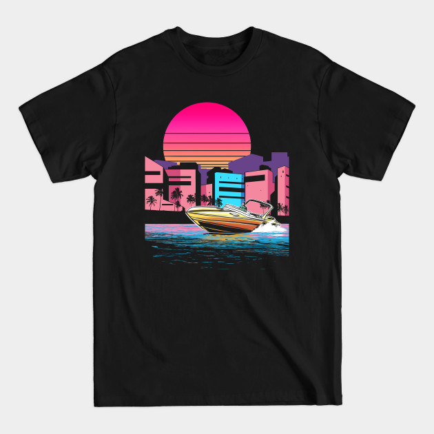 Discover 80s Miami Vaporwave - 80s - T-Shirt