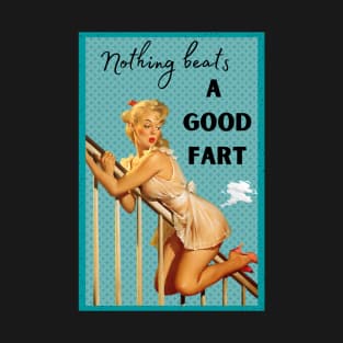 vintage pinup girl fart design T-Shirt