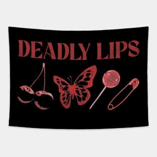 Deadly Lips Tapestry