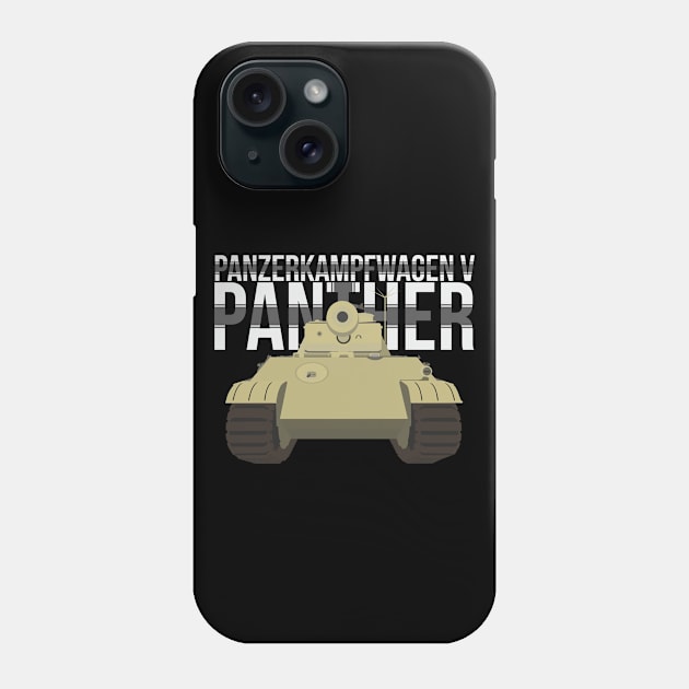 German medium tank Pz-V Panther Phone Case by FAawRay