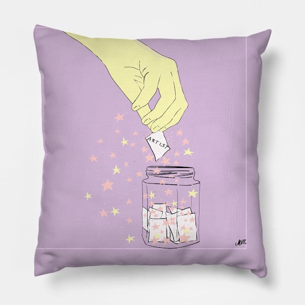 Dream Jar Pillow by marahhoma