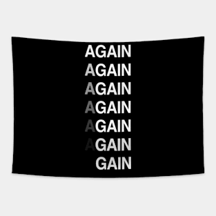 Again Until You Gain! No Pain No Gain Tapestry