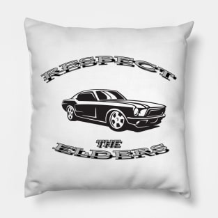 Ford Mustang Elenor 'Respect The Elders' Pillow