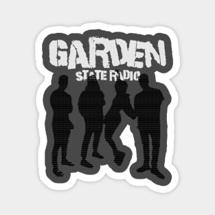 GSR Black & White Static Design Magnet