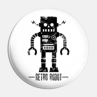 Retro robot - vintage Pin