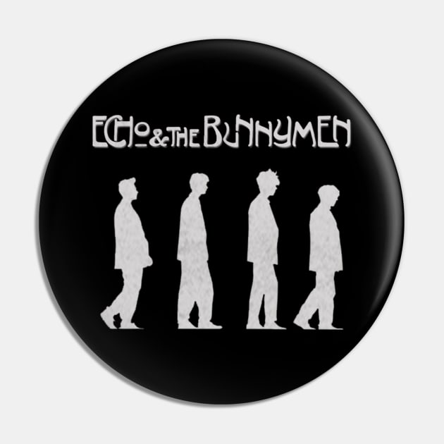 echo and the bunnymen vintage Pin by Luckyno