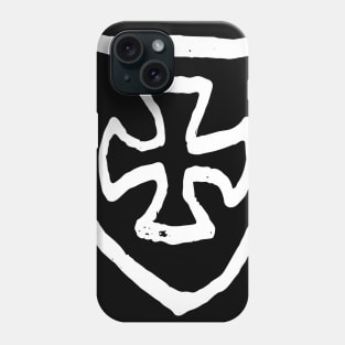 medieval knight cross Phone Case