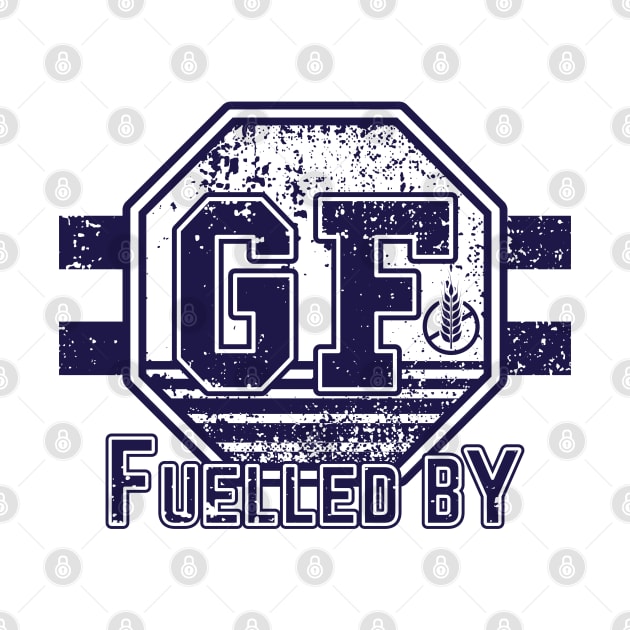 Fuelled by Gluten Free (blue) by dkdesigns27