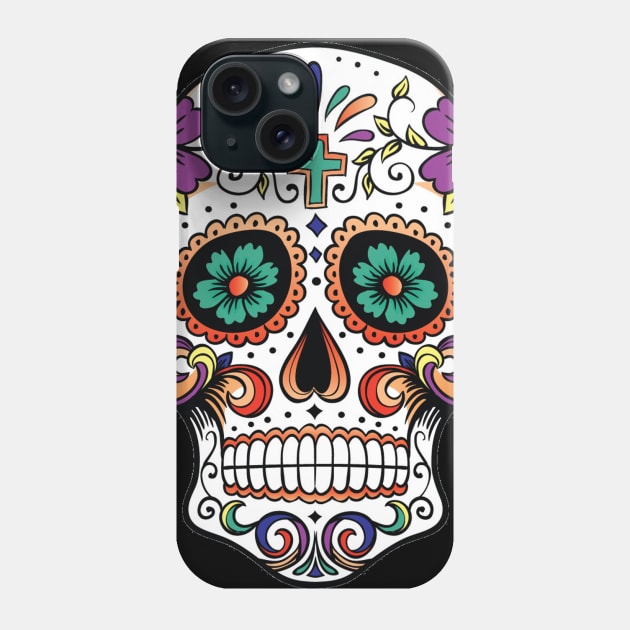 Calavera mexico Phone Case by sevencrow