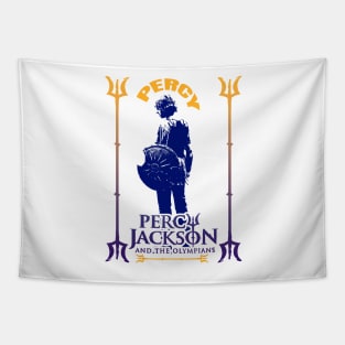 percy jackson and the olympians Walker Scobell graphic design Tapestry