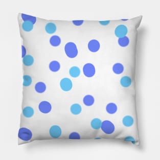 Blur purple polka dots art background Pillow