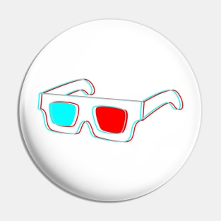 3D Glasses Pin