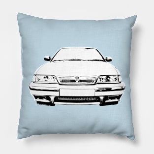 Rover 200 1990s British classic car block black/white Pillow