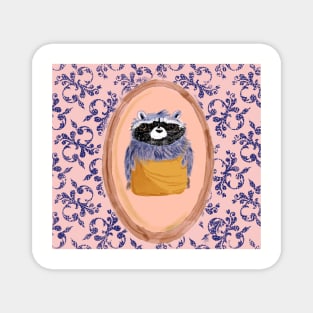 Raccoon portrait 🦝 Magnet