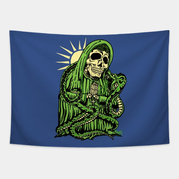 Santa Muerte Tapestry by miskel