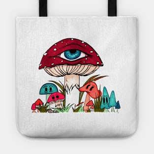 Toadstool and friends Tote