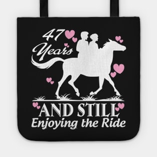 47 years and still enjoying the ride Tote