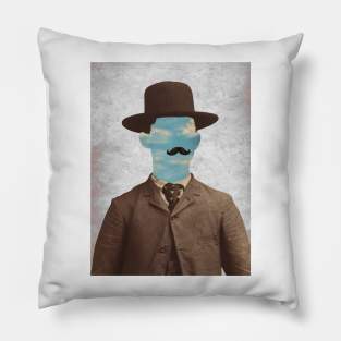 A Life In A Day - Surreal/Collage Art Pillow