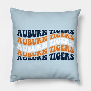 Auburn Tigers Retro Design Pillow