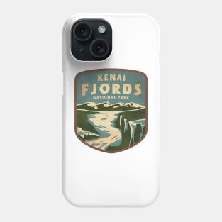 Kenai Fjords National Park Vintage Emblem Phone Case