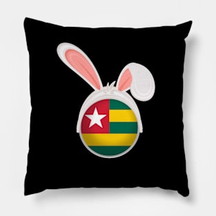 happy easter Togo bunny ears flag cute designs Pillow