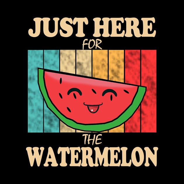 Just Here For The Watermelon by RainasArt