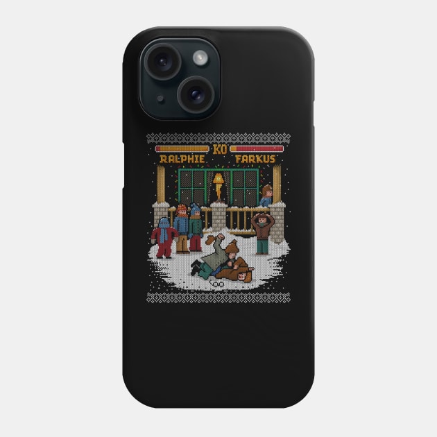 The Christmas Fight Phone Case by kg07_shirts