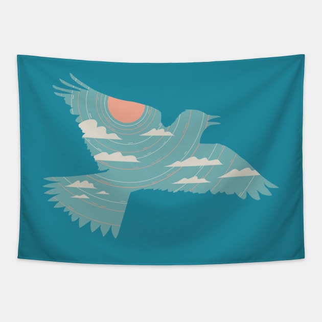 Skylark Tapestry by Thepapercrane